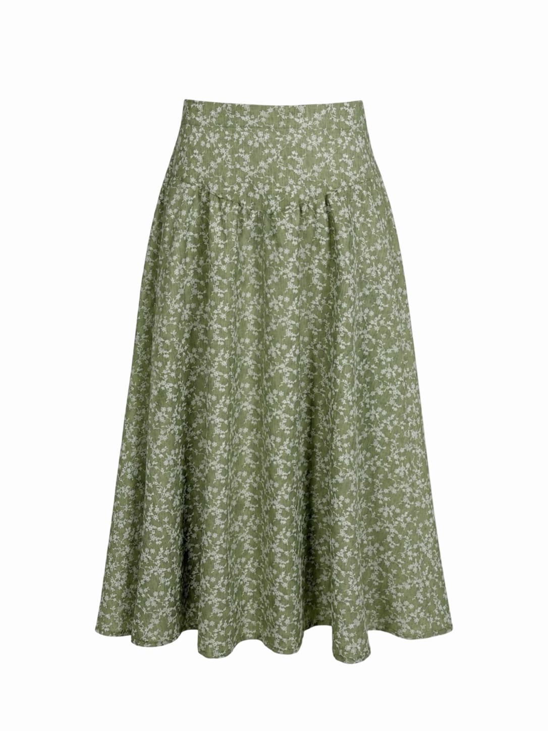 Floral Snatched Skirt