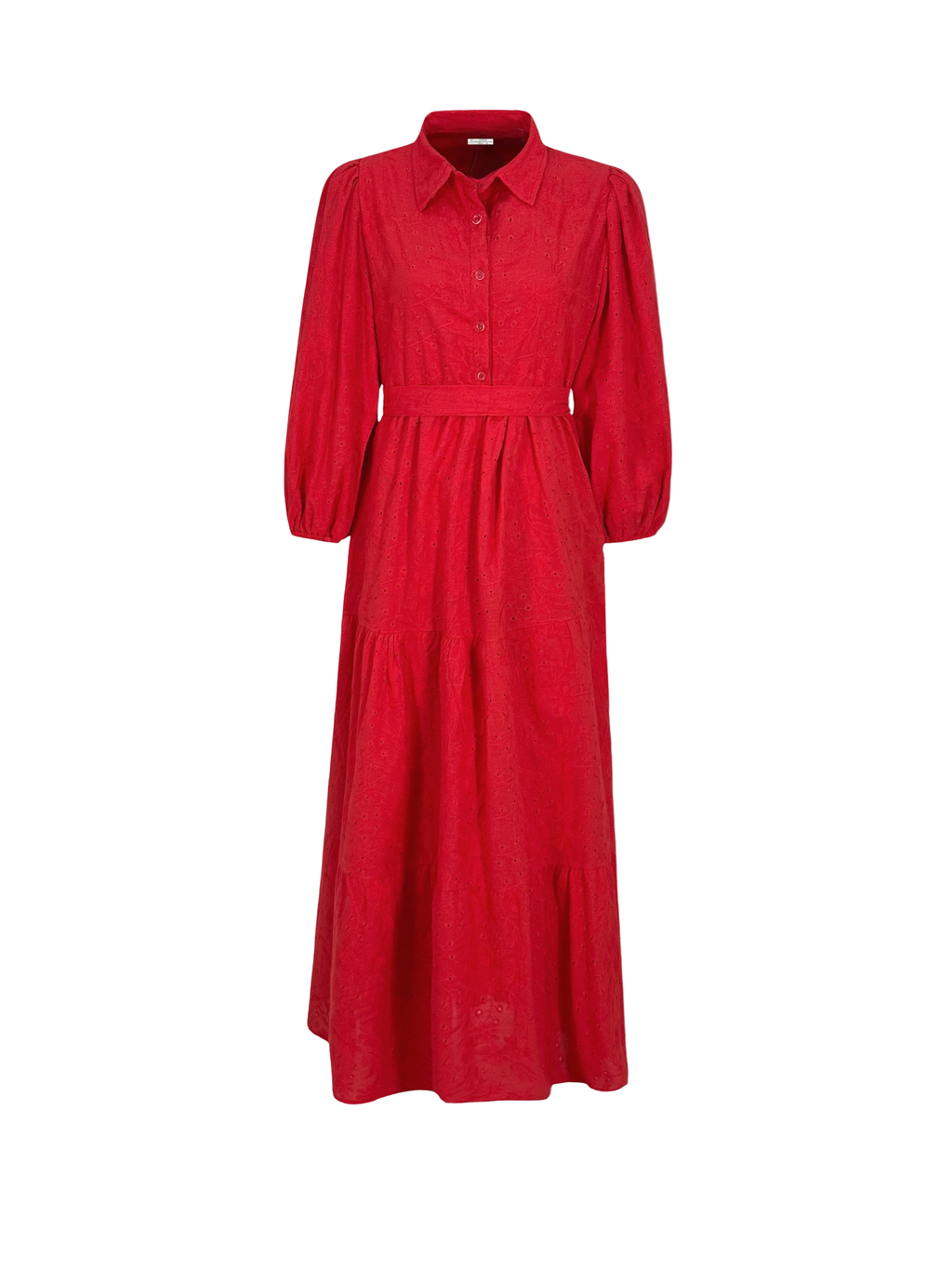 Layered Embroidered Dress