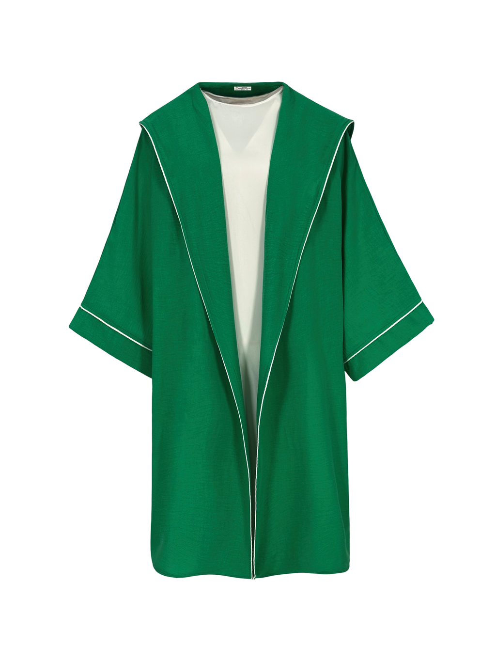 Hooded Trimmed Set Kimono