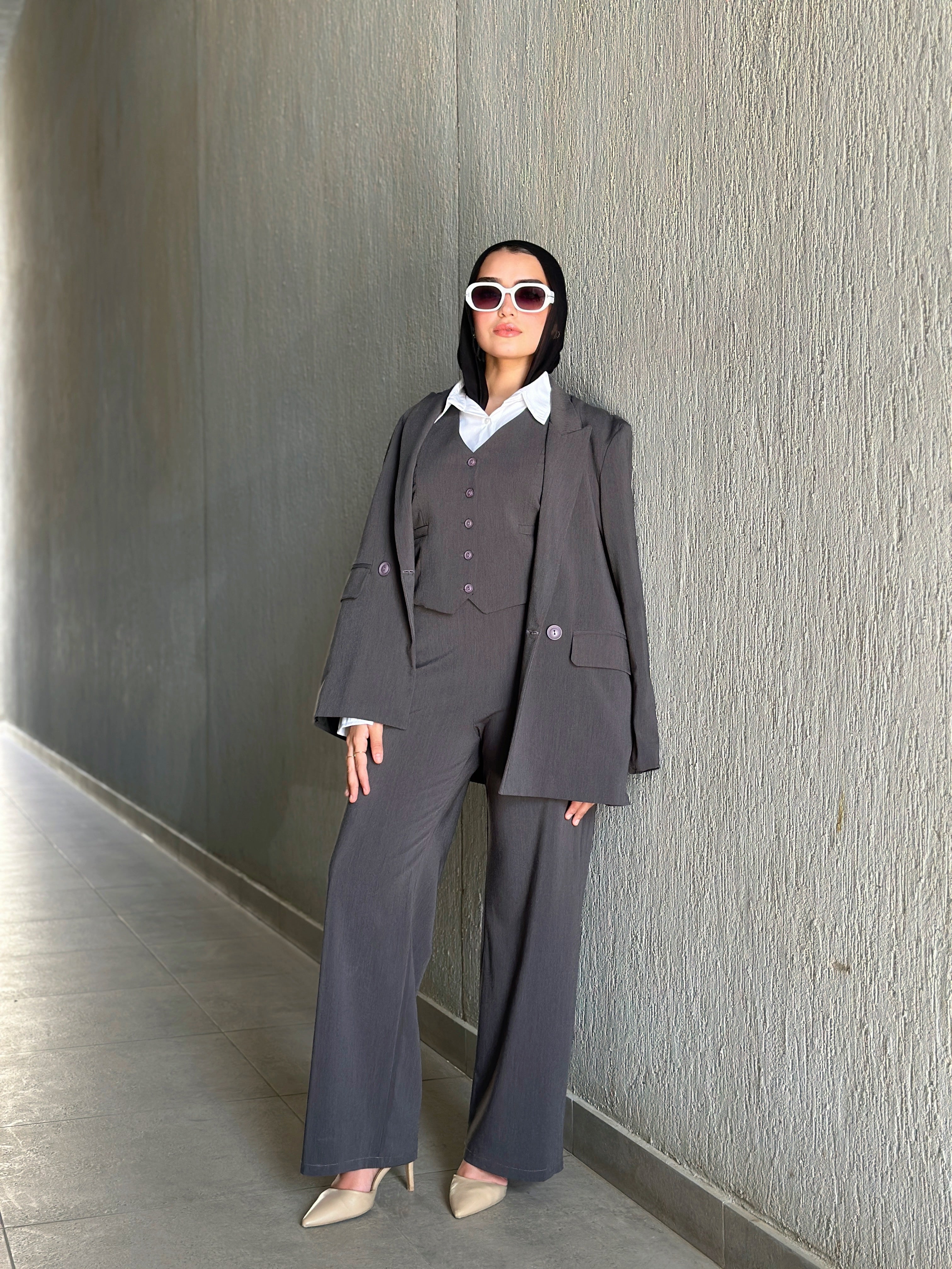 Casual Meeting Pants Heather Grey