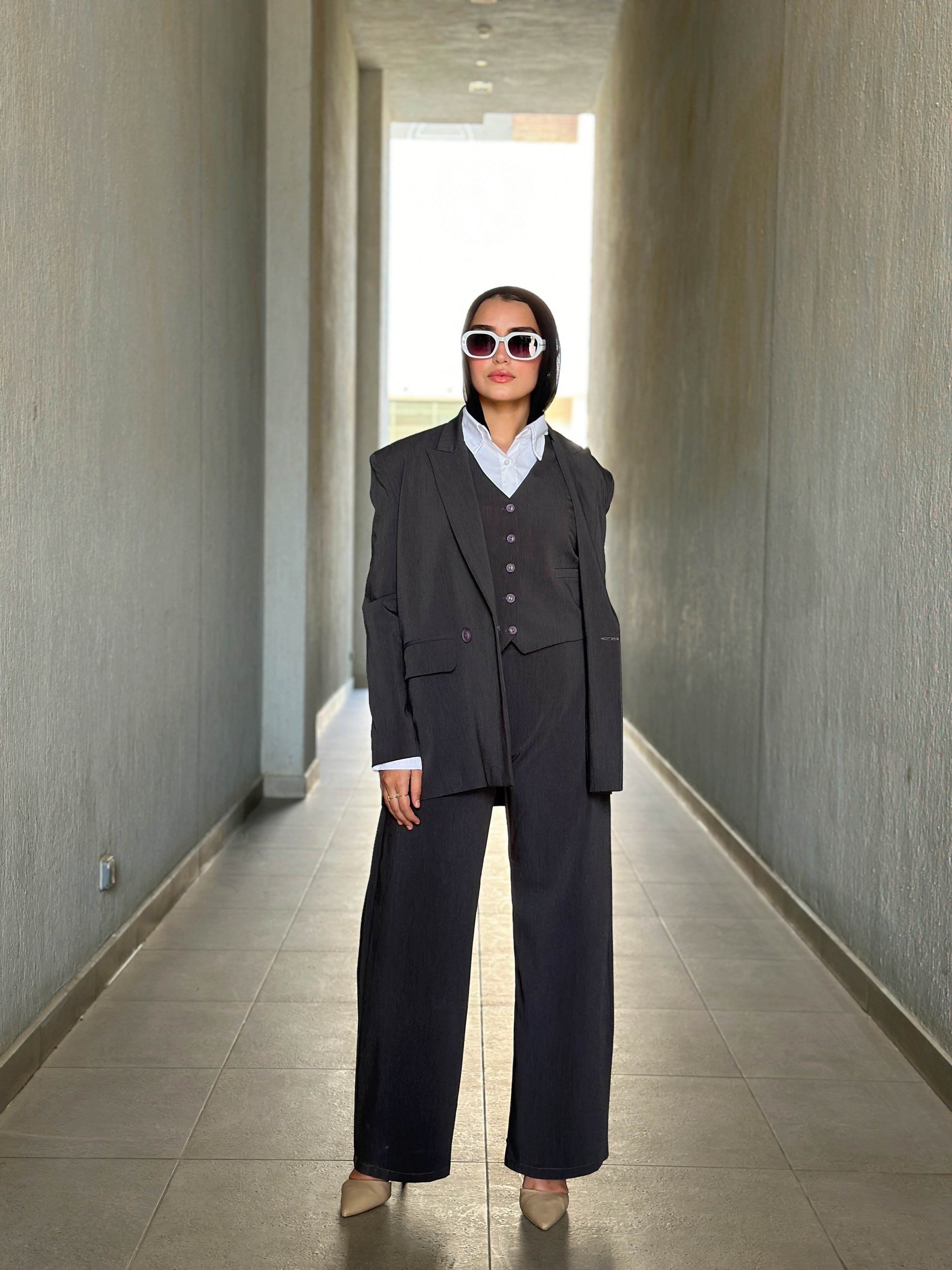 Casual Meeting Pants Heather Grey