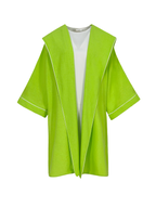 Hooded Trimmed Set Kimono