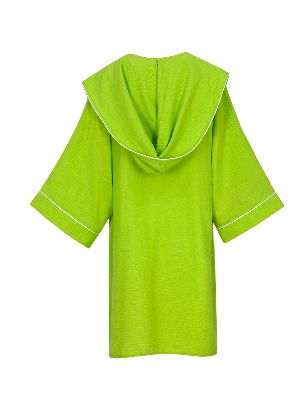 Hooded Trimmed Set Kimono