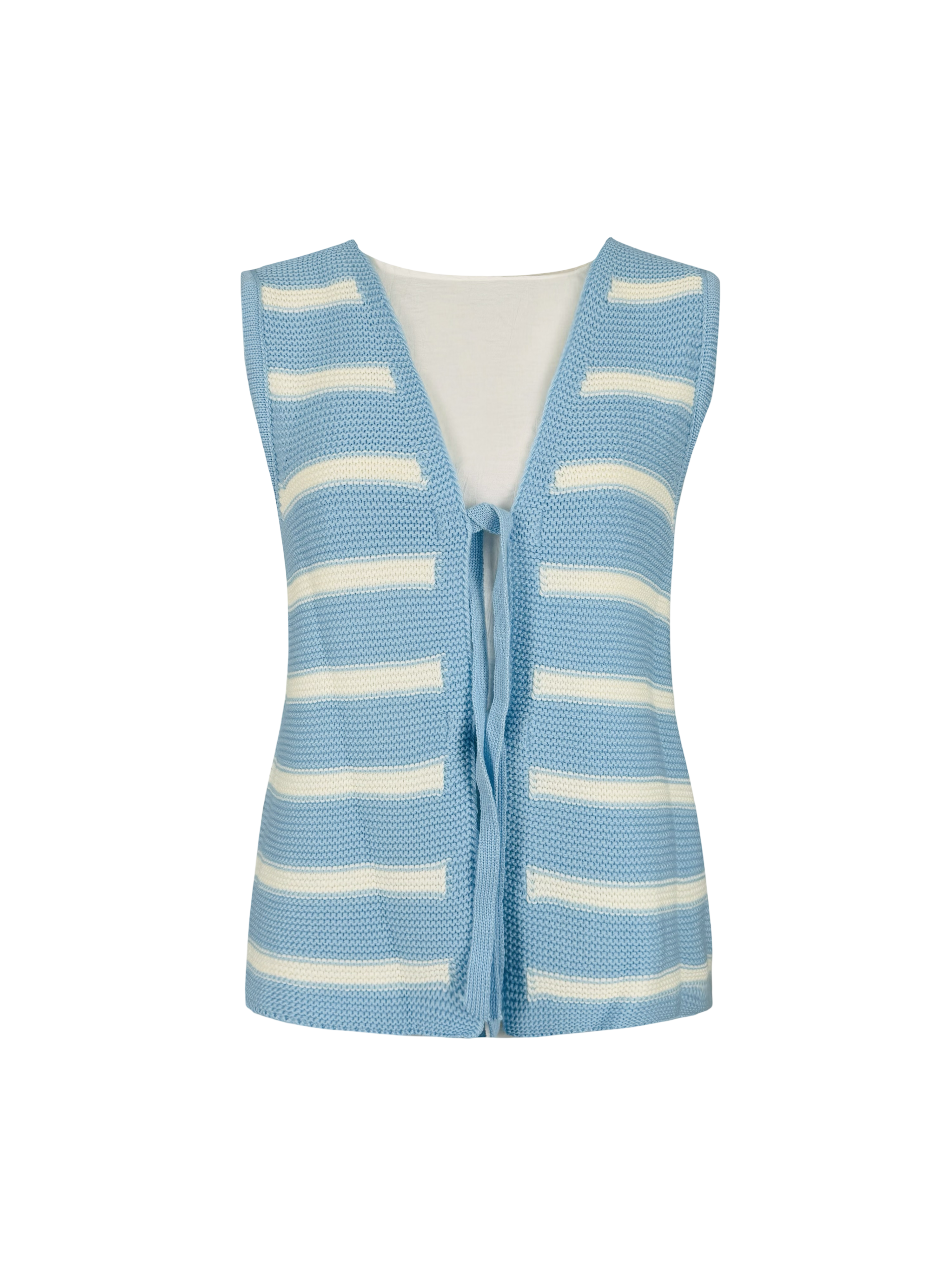 Stripped Ribbon Vest
