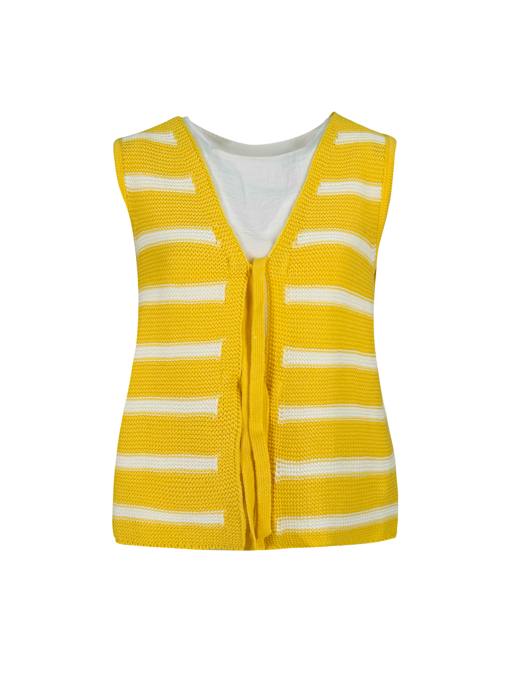 Stripped Ribbon Vest
