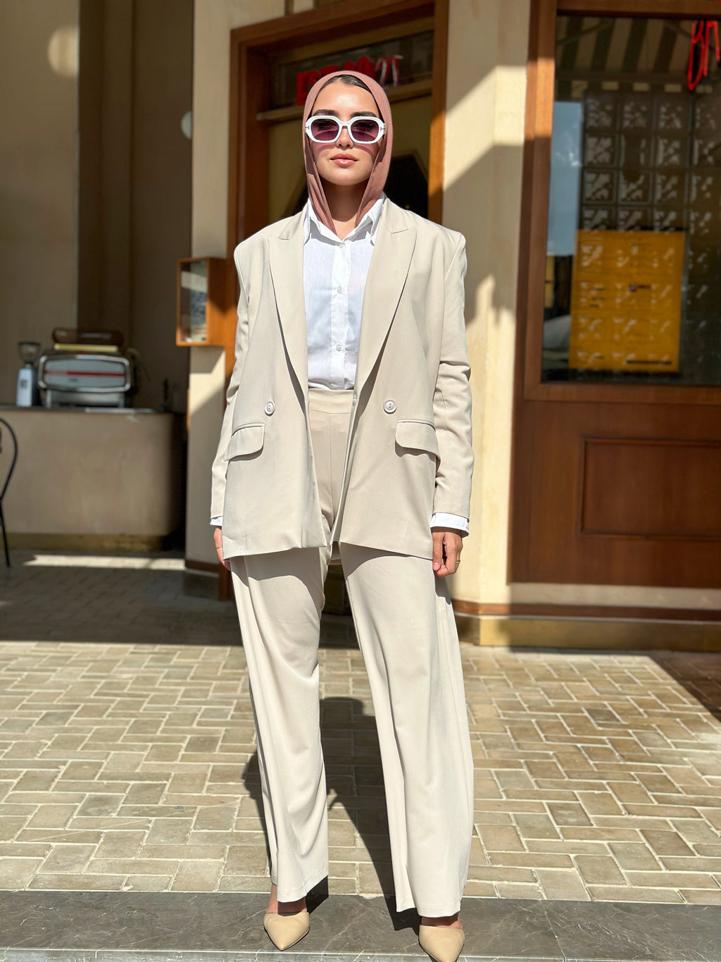 Casual Meeting Pants Oatmeal