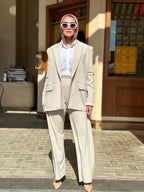 Casual Meeting Pants Oatmeal