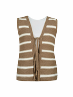 Stripped Ribbon Vest