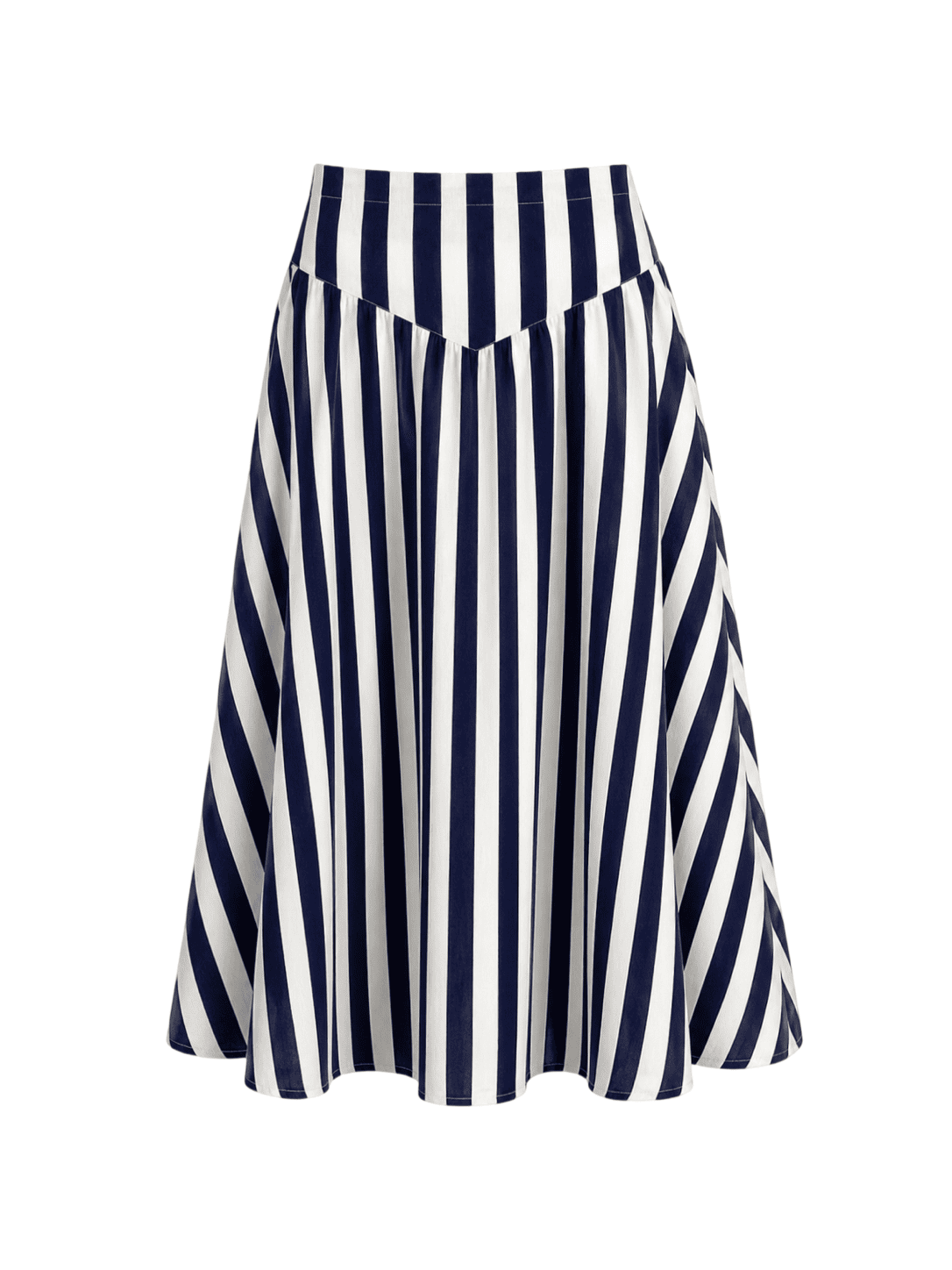 Chunky Stripes Snatched Skirt