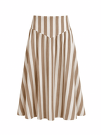 Chunky Stripes Snatched Skirt