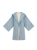 Hooded Trimmed Set Kimono