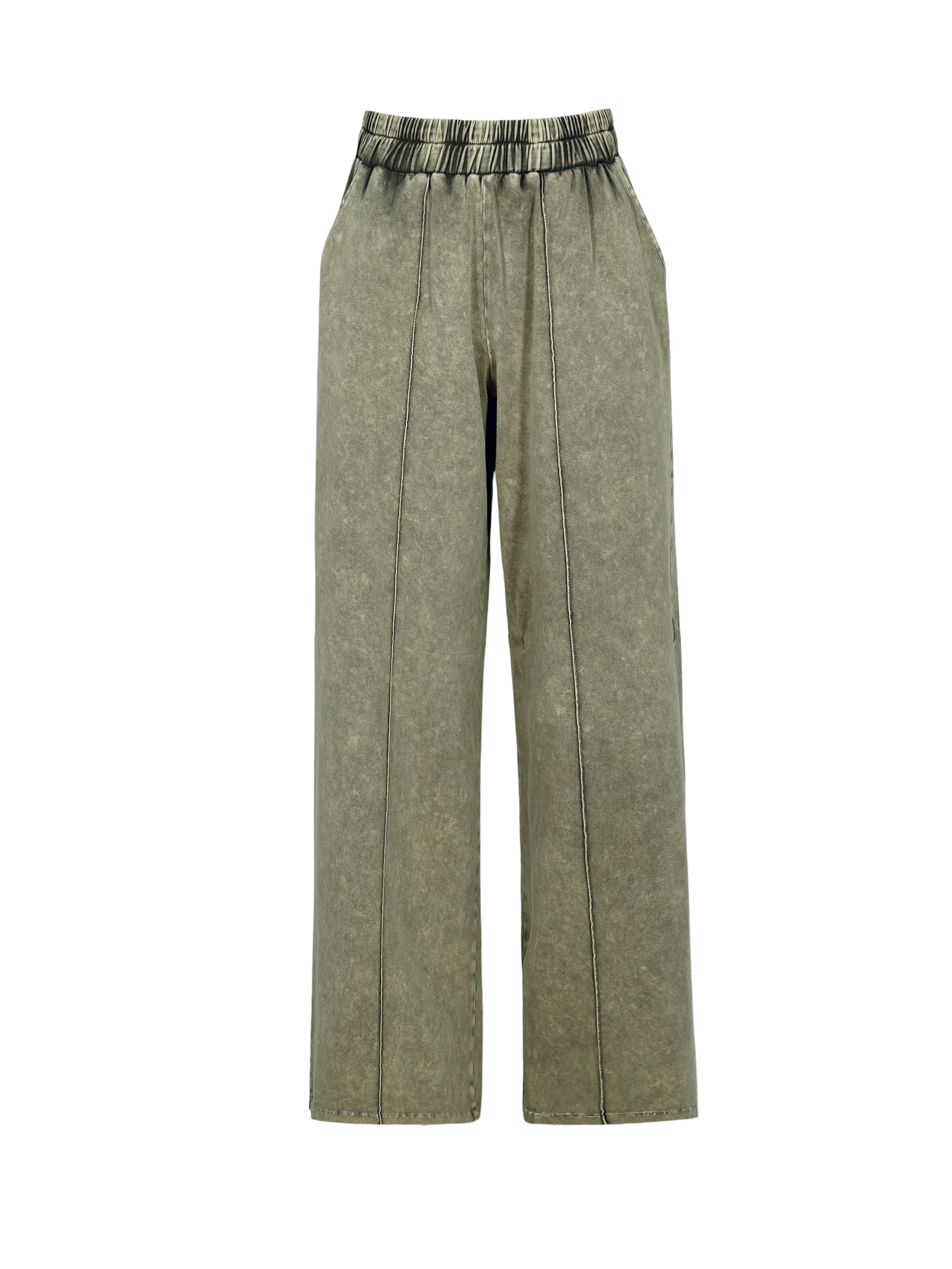 Acid Washed Set Pants