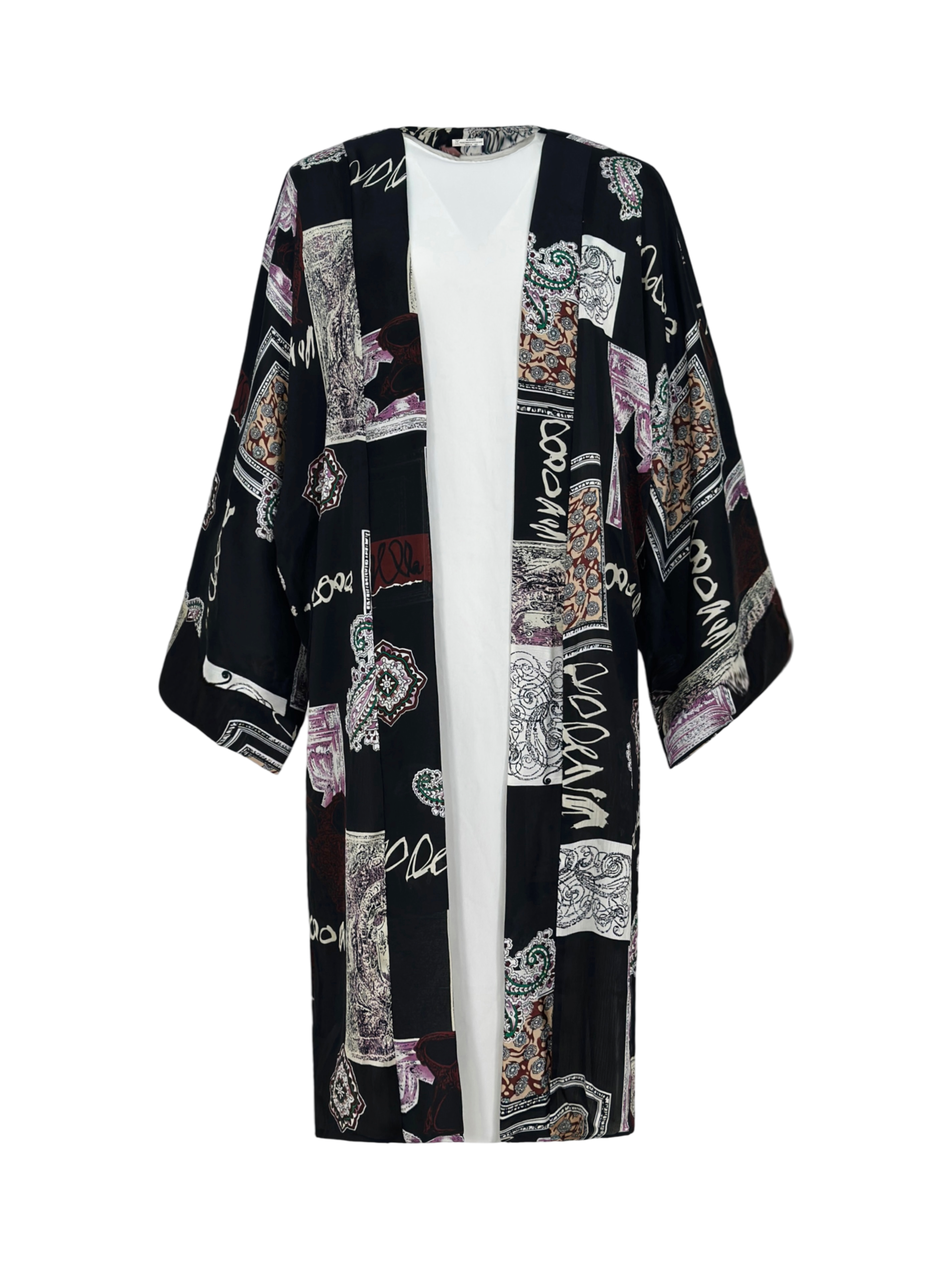 Patchy Silks Kimono