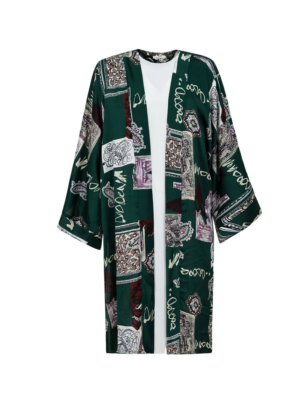 Patchy Silks Kimono
