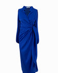 New Silky Cardress Dress Royal Blue