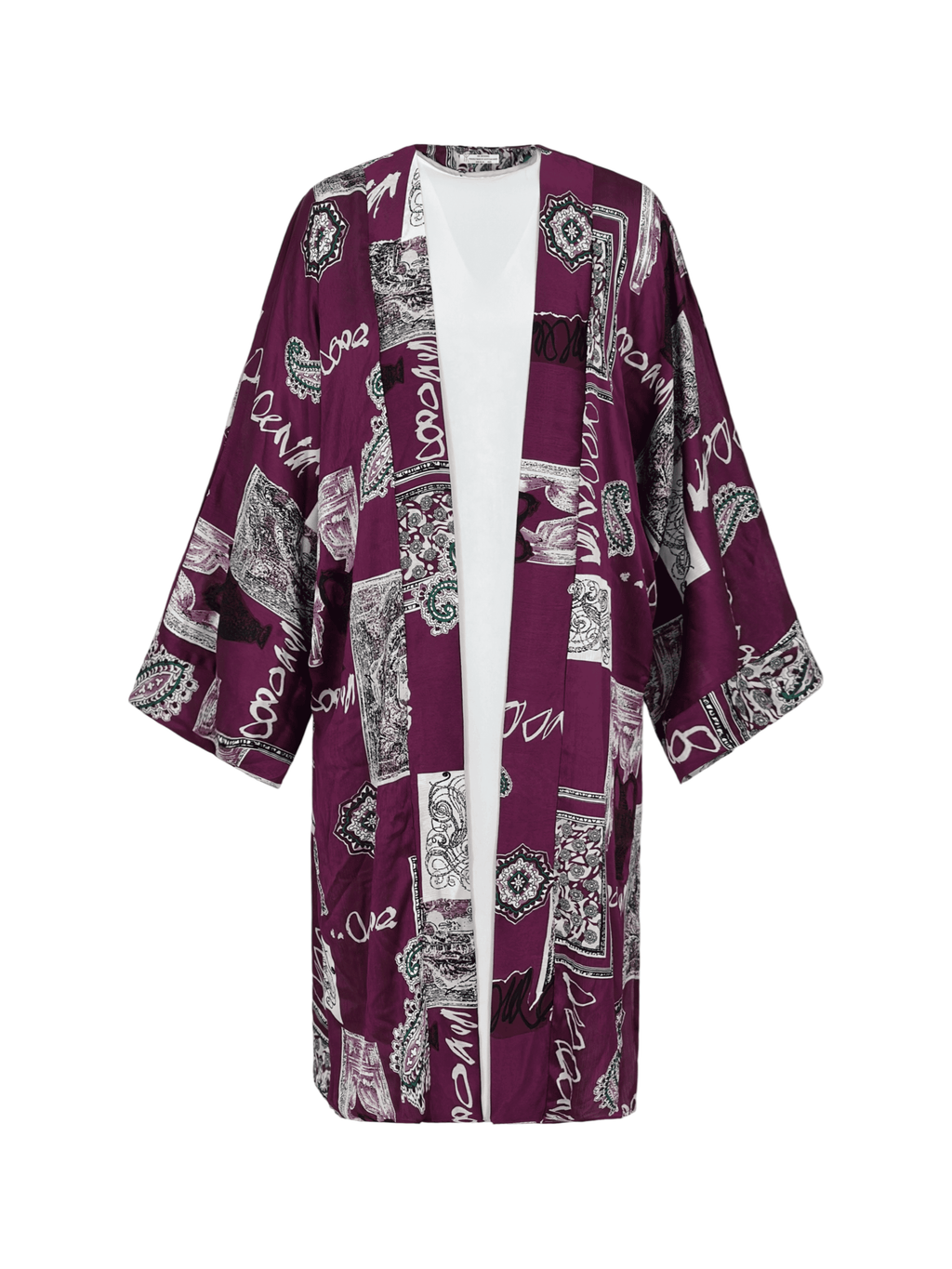 Patchy Silks Kimono
