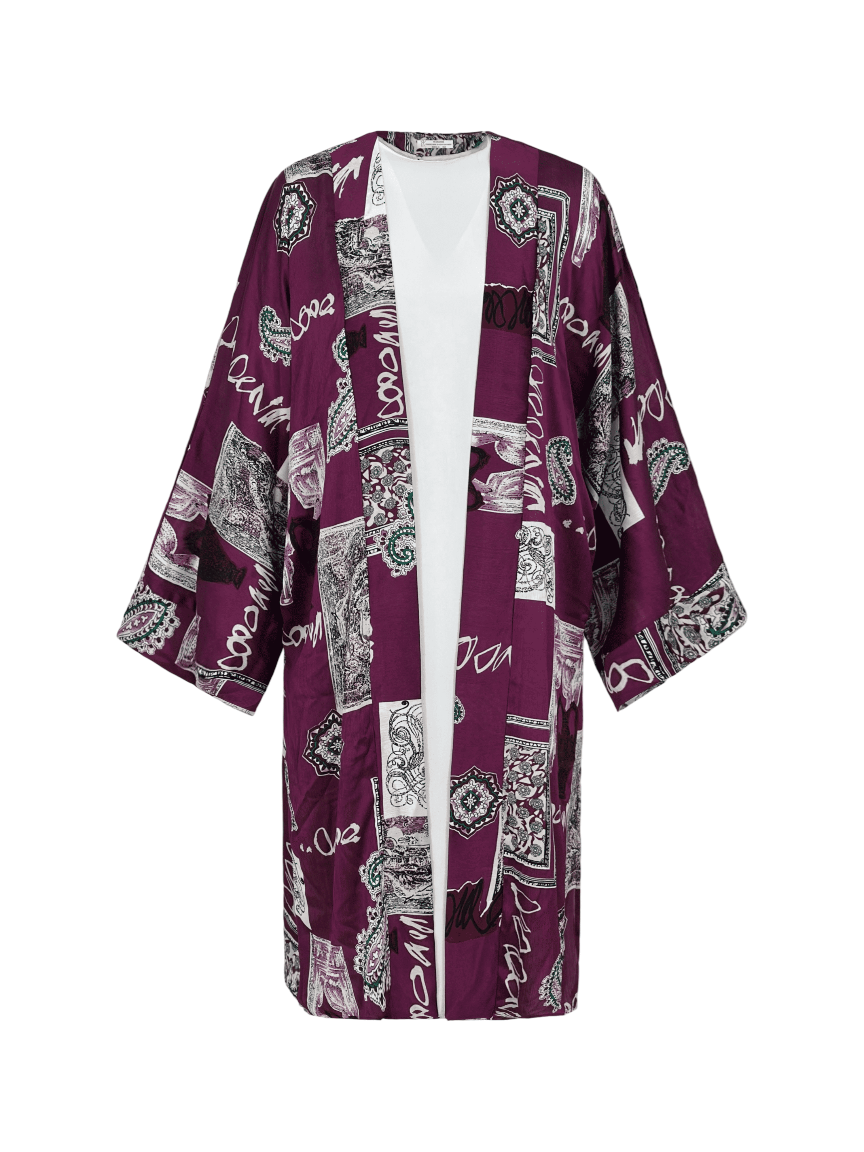 Patchy Silks Kimono
