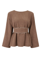 Comfy Suede Wrap Set Top