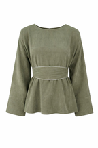 Comfy Suede Wrap Set Top