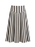 Chunky Stripes Snatched Skirt