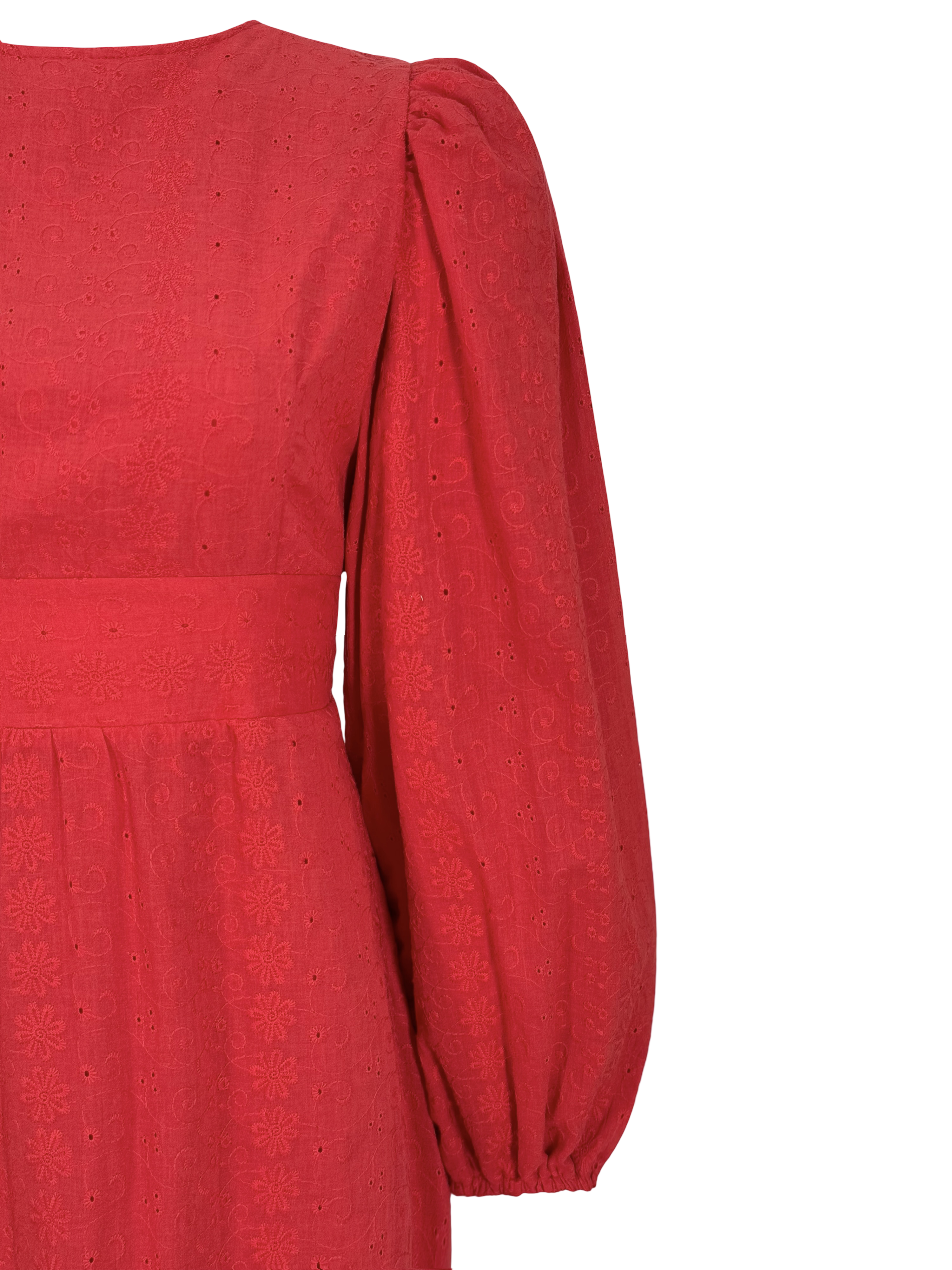 Fitted Embroidered Dress