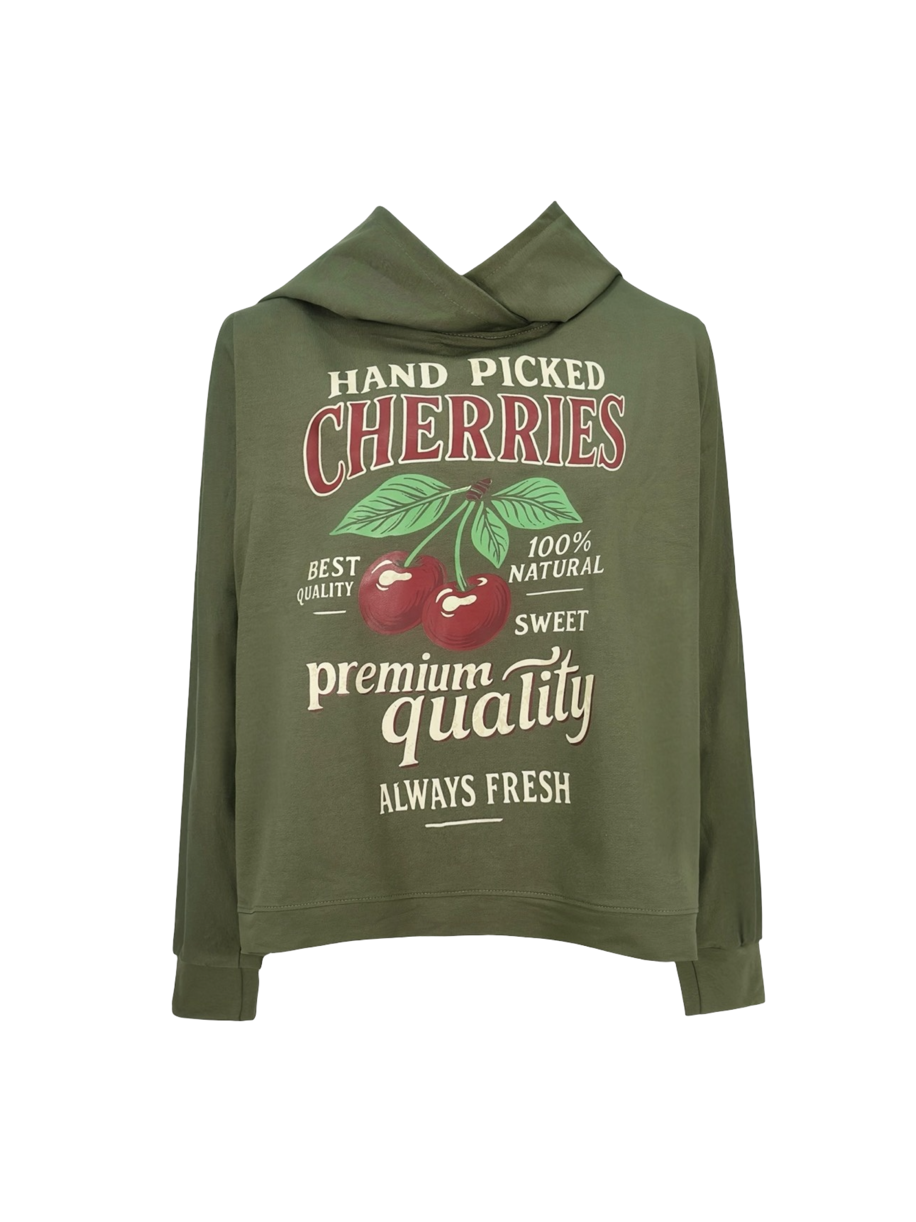 Olive Cherries Sweatshirt