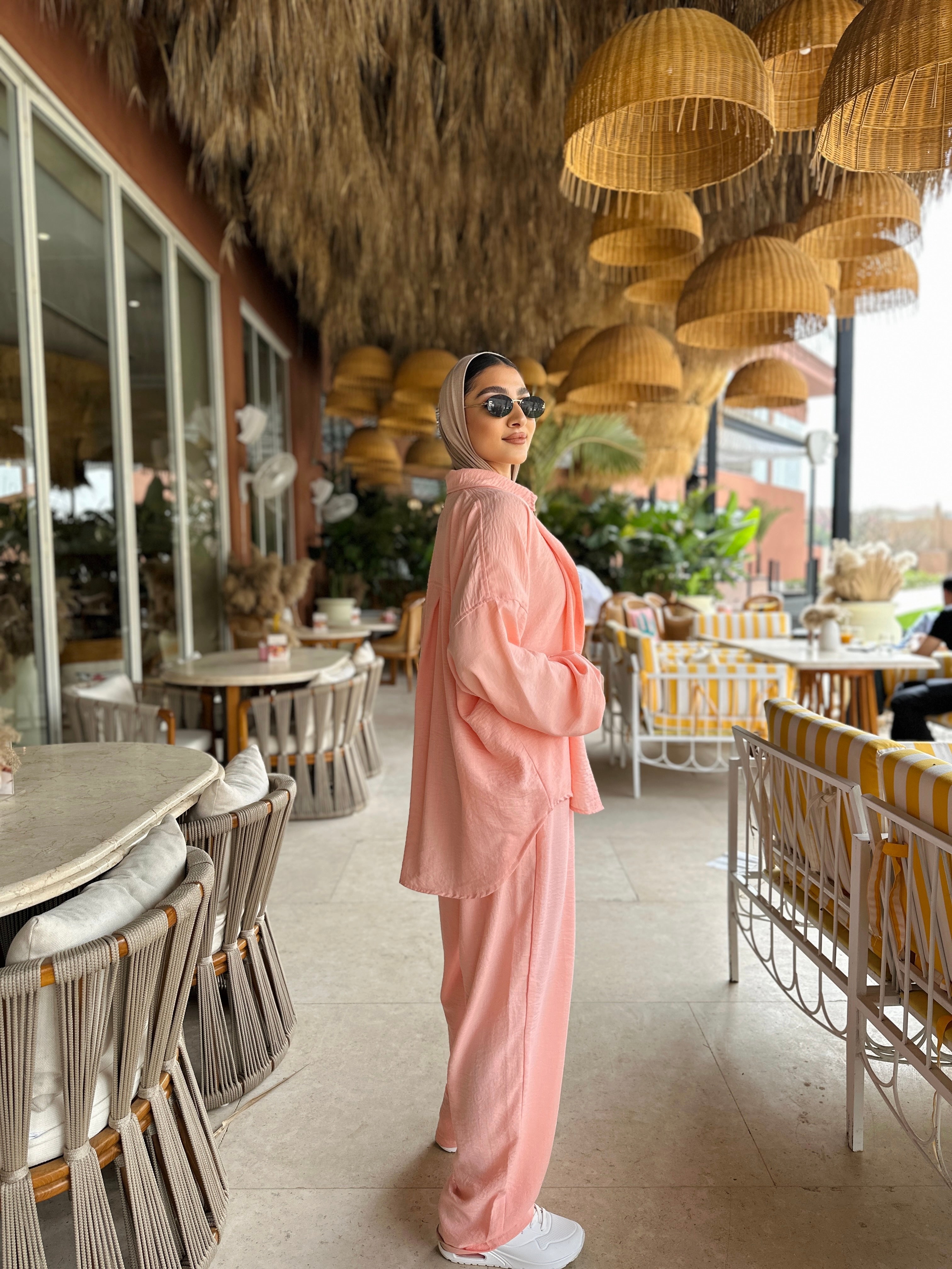 Oversized Linen Set Pants