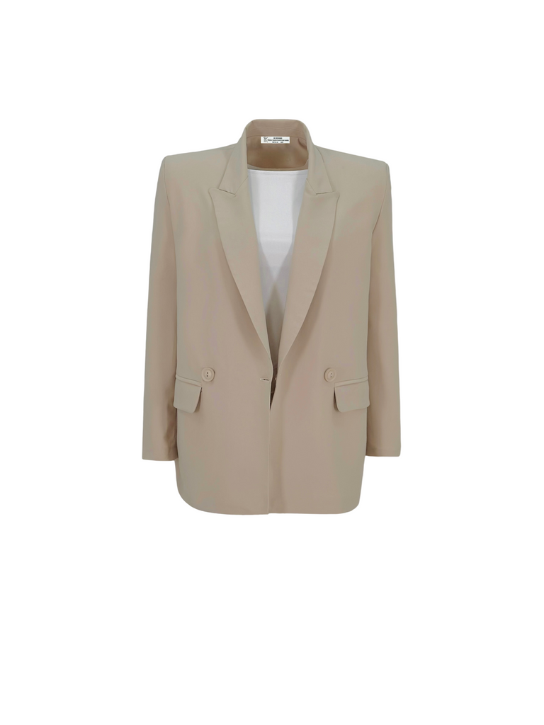 Casual Meeting Blazer Oatmeal