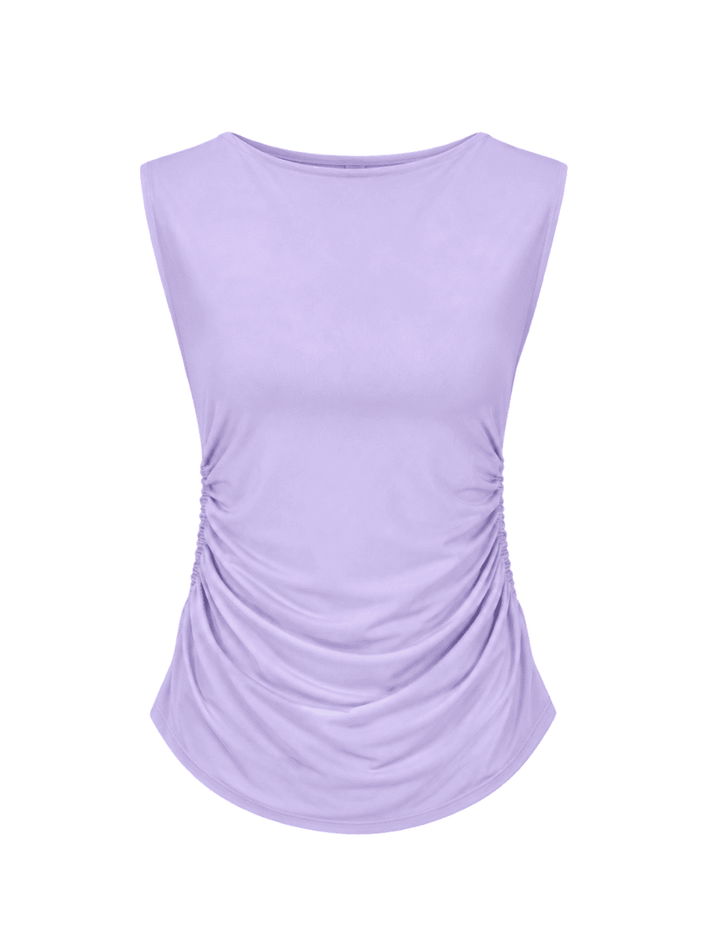 Double layer Snatched Sleeveless Basic