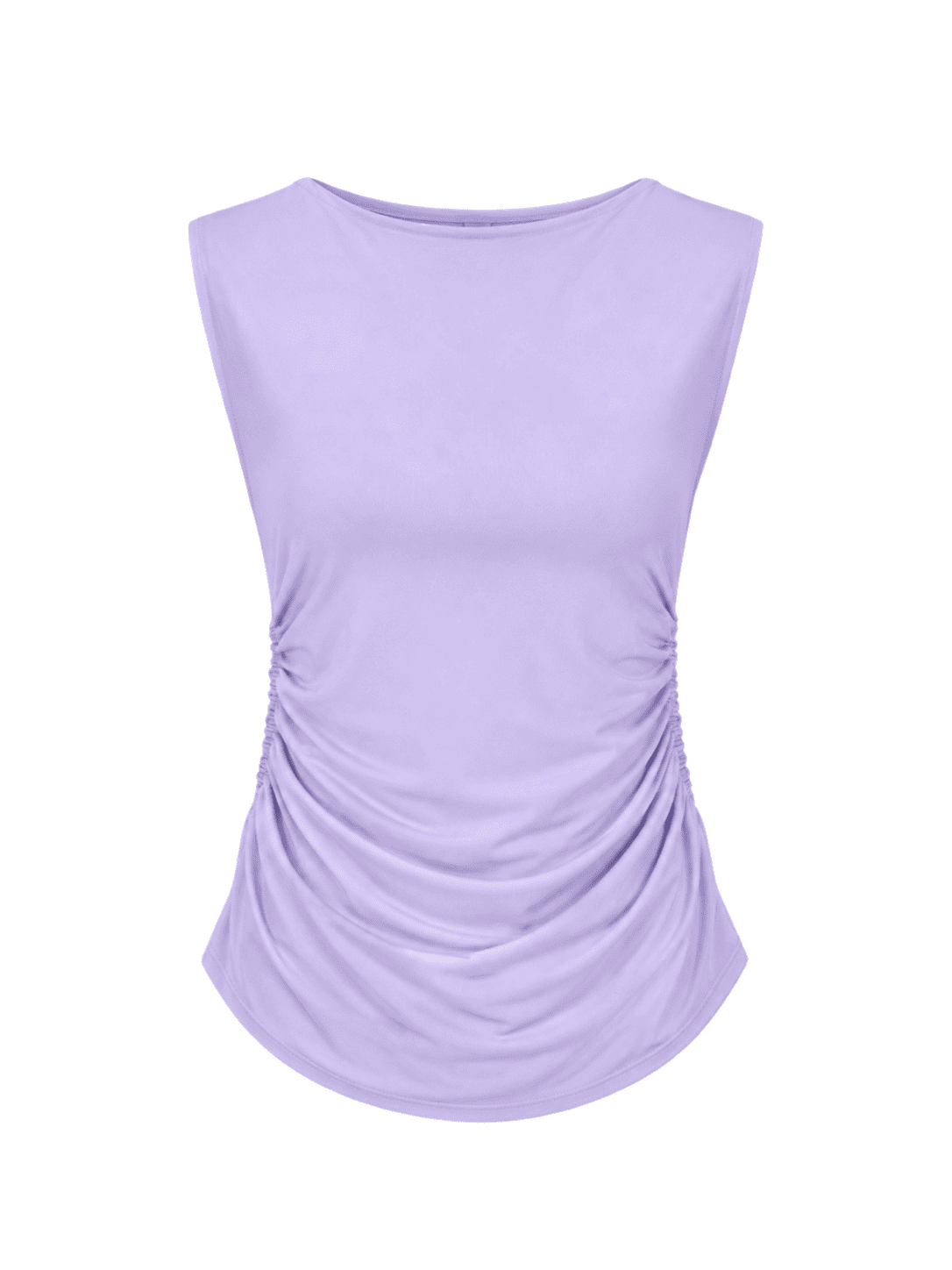 Double layer Snatched Sleeveless Basic