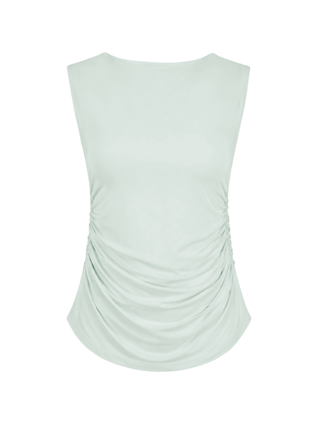 Double layer Snatched Sleeveless Basic