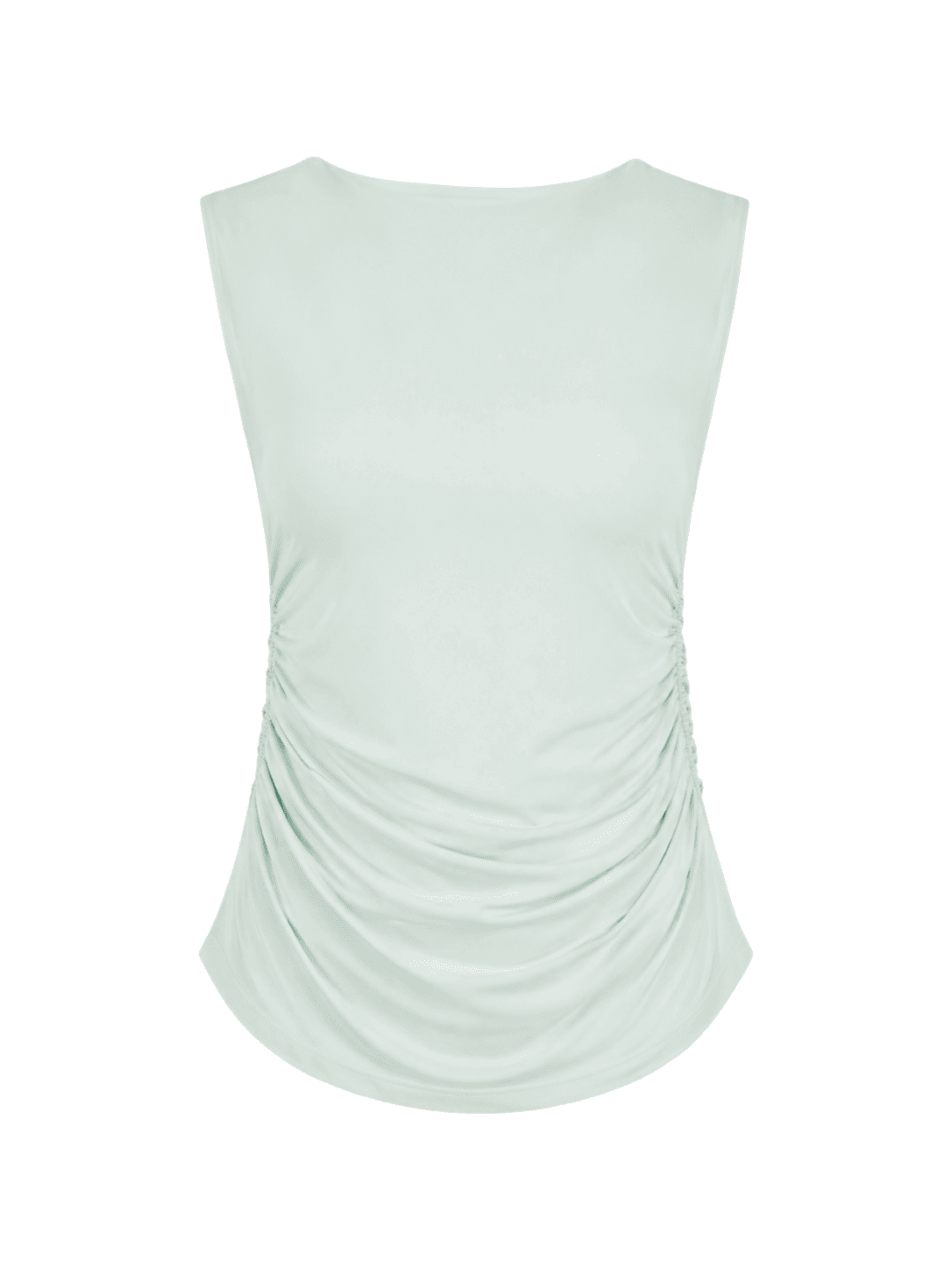 Double layer Snatched Sleeveless Basic