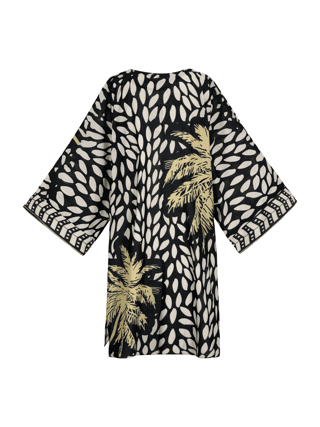 Black Latte Set Kimono