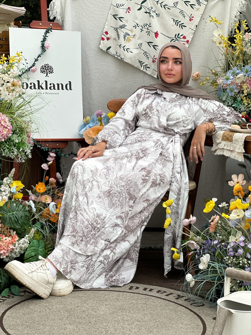 Toile De Jouy Silky Dress