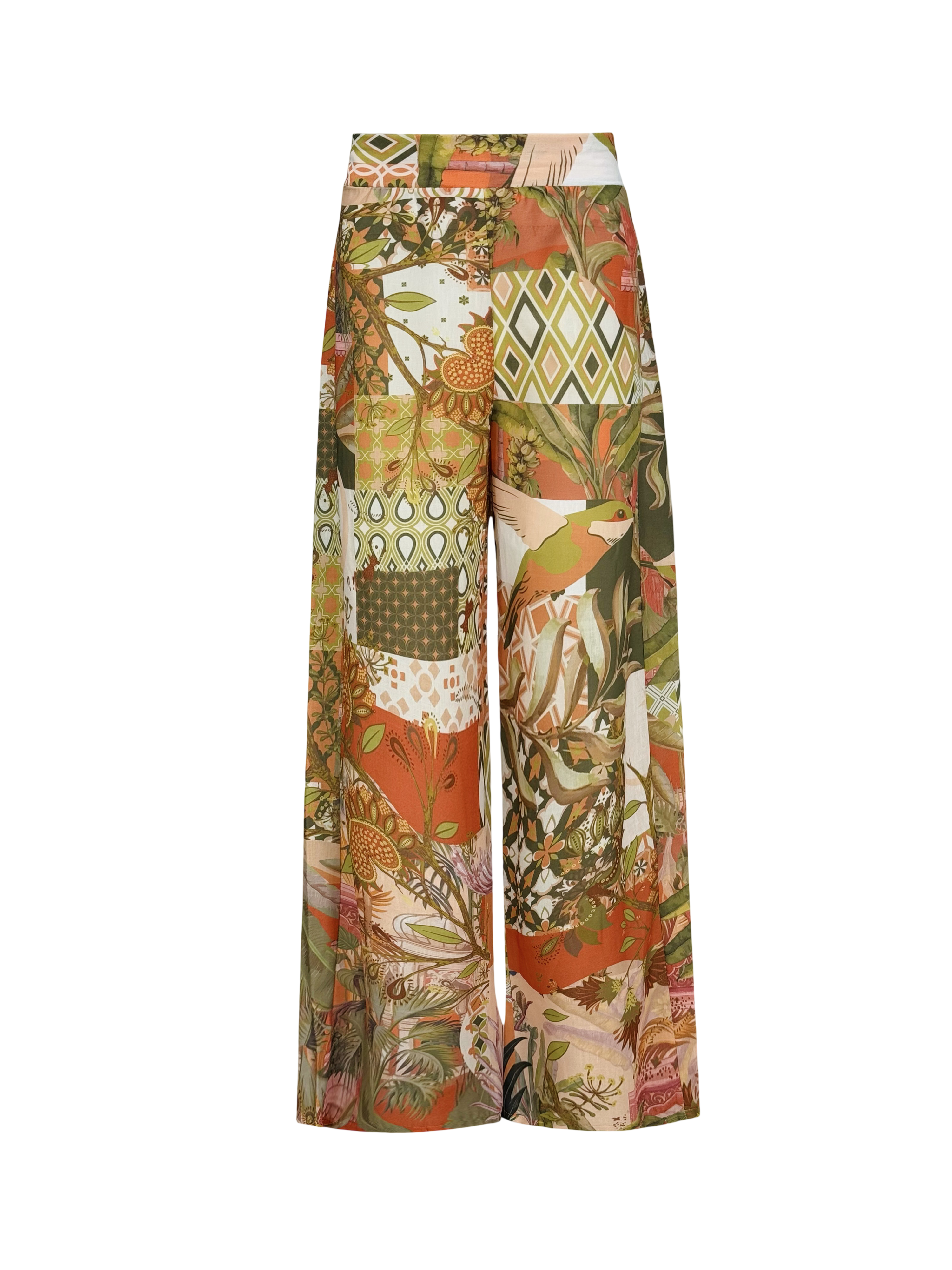 Peach & Palms Set Pants