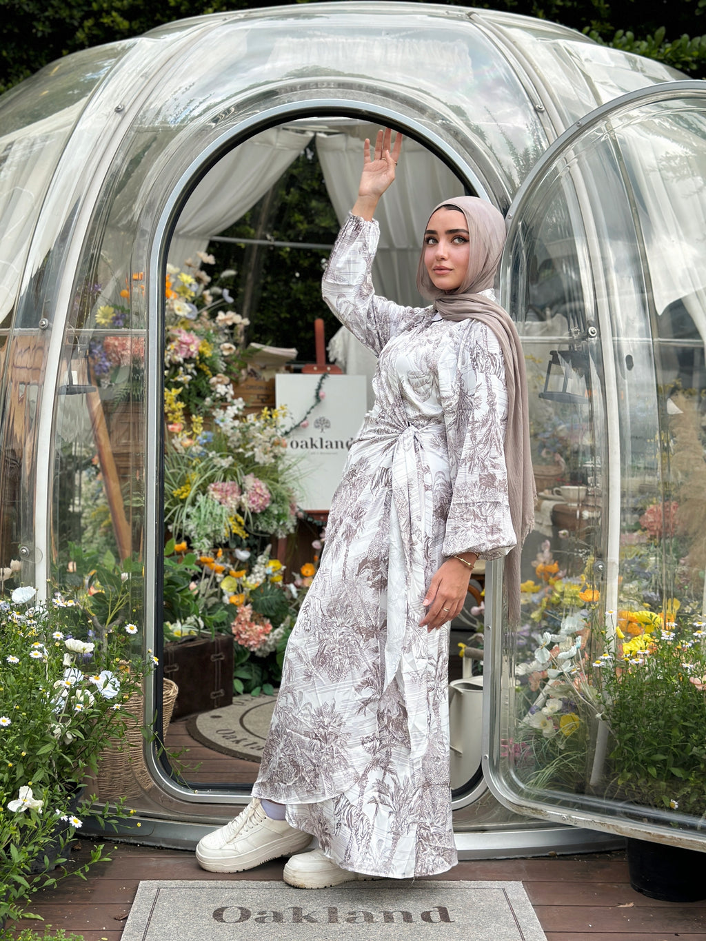 Toile De Jouy Silky Dress