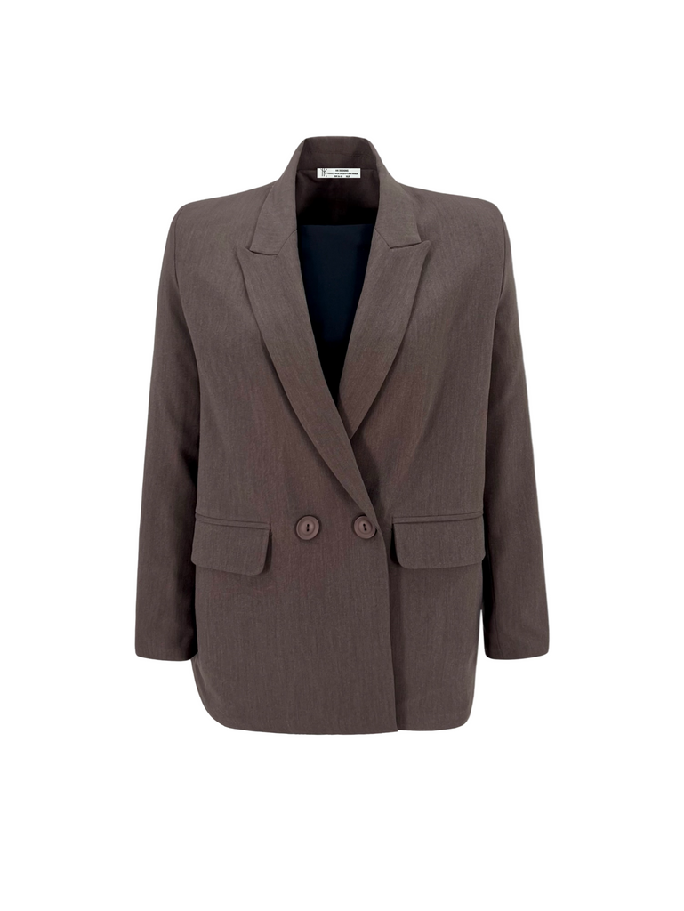 Casual Meeting Blazer Mocha