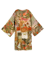 Peach & Palms Set Kimono