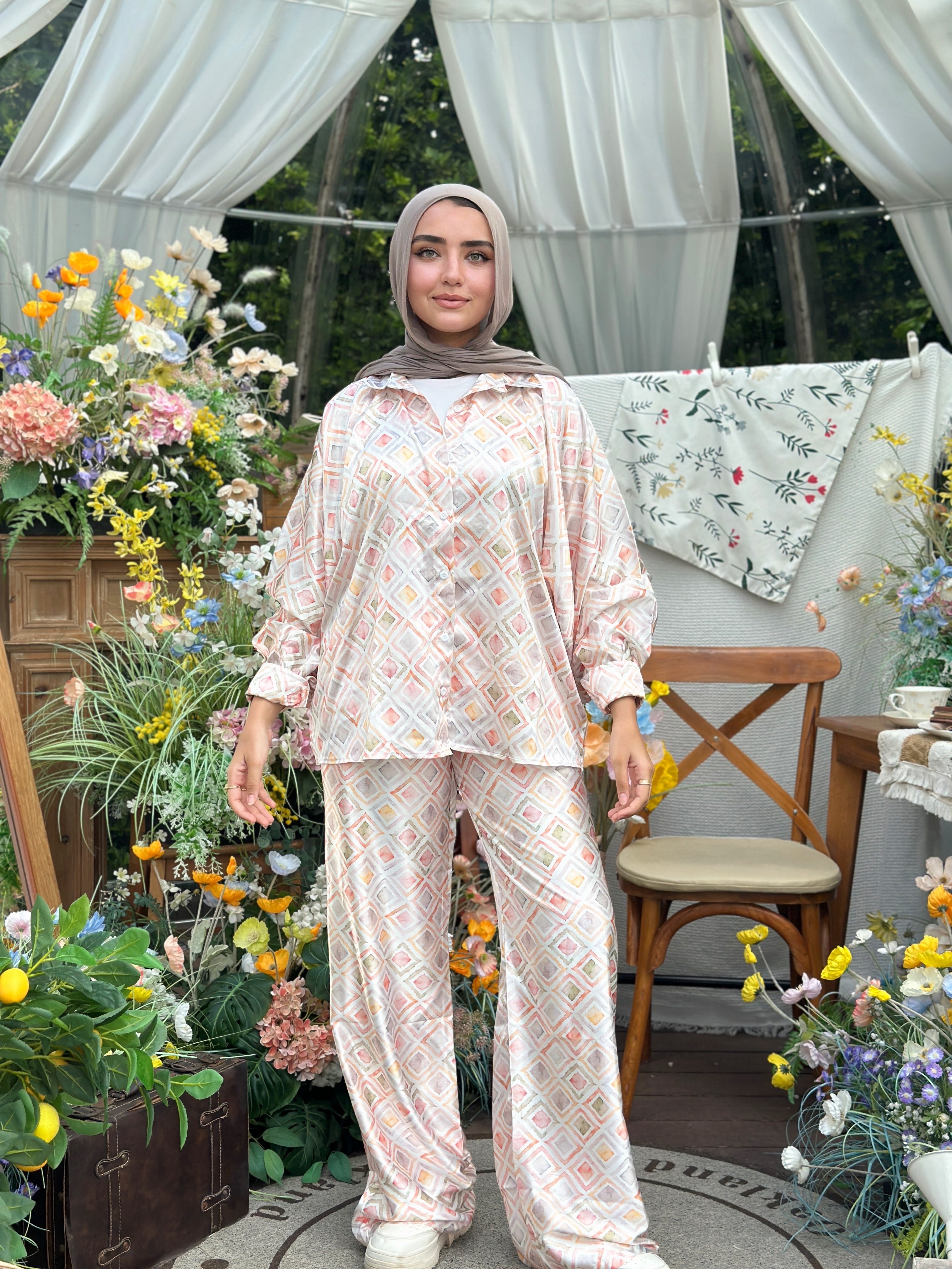 Pastel Flows Set Pants