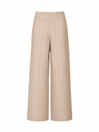 Linen Stripes Snatched Set Pants