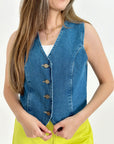 Jeans Vest True Blue