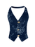 Floral navy