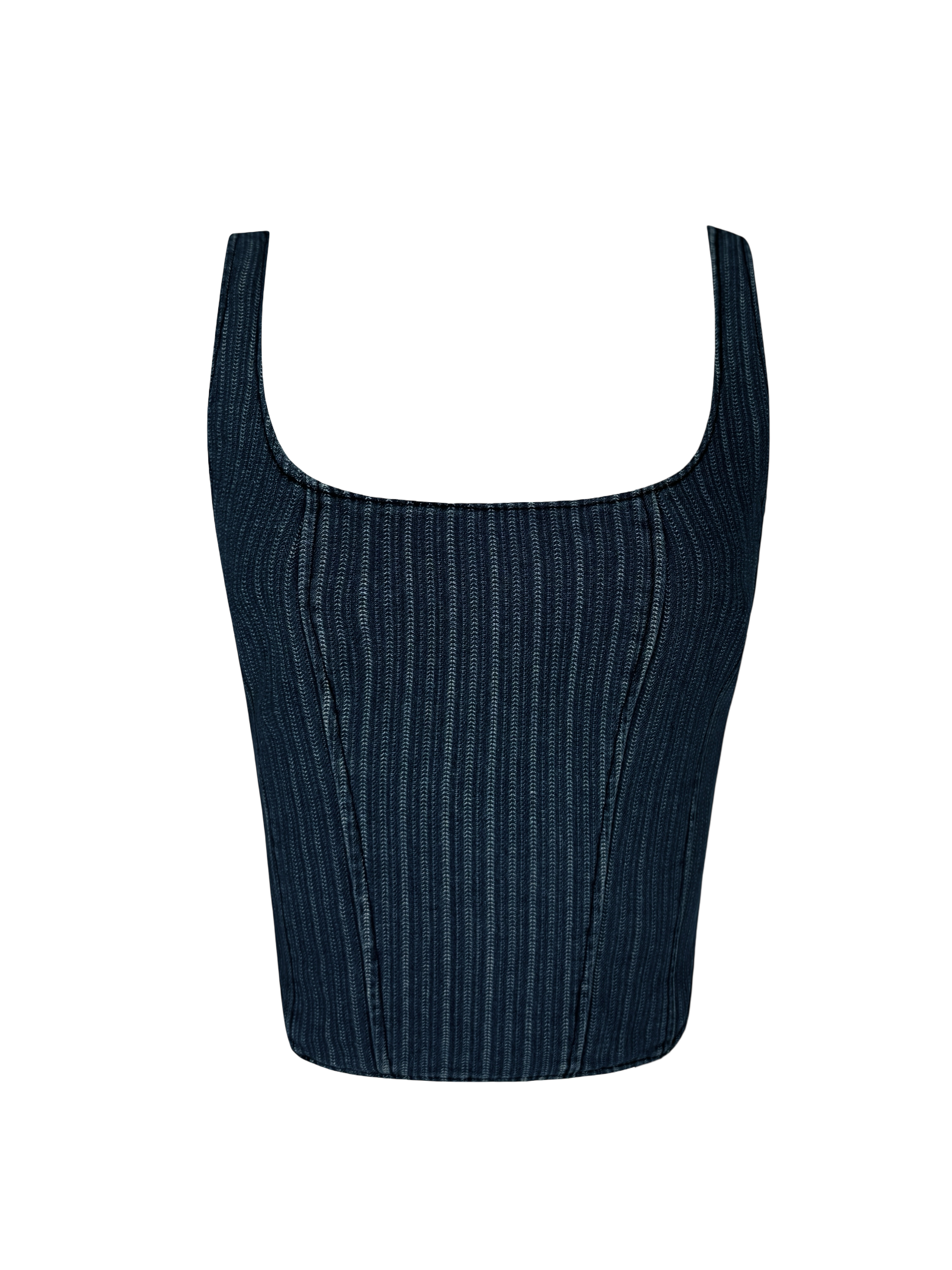 Stripes Denim Corset