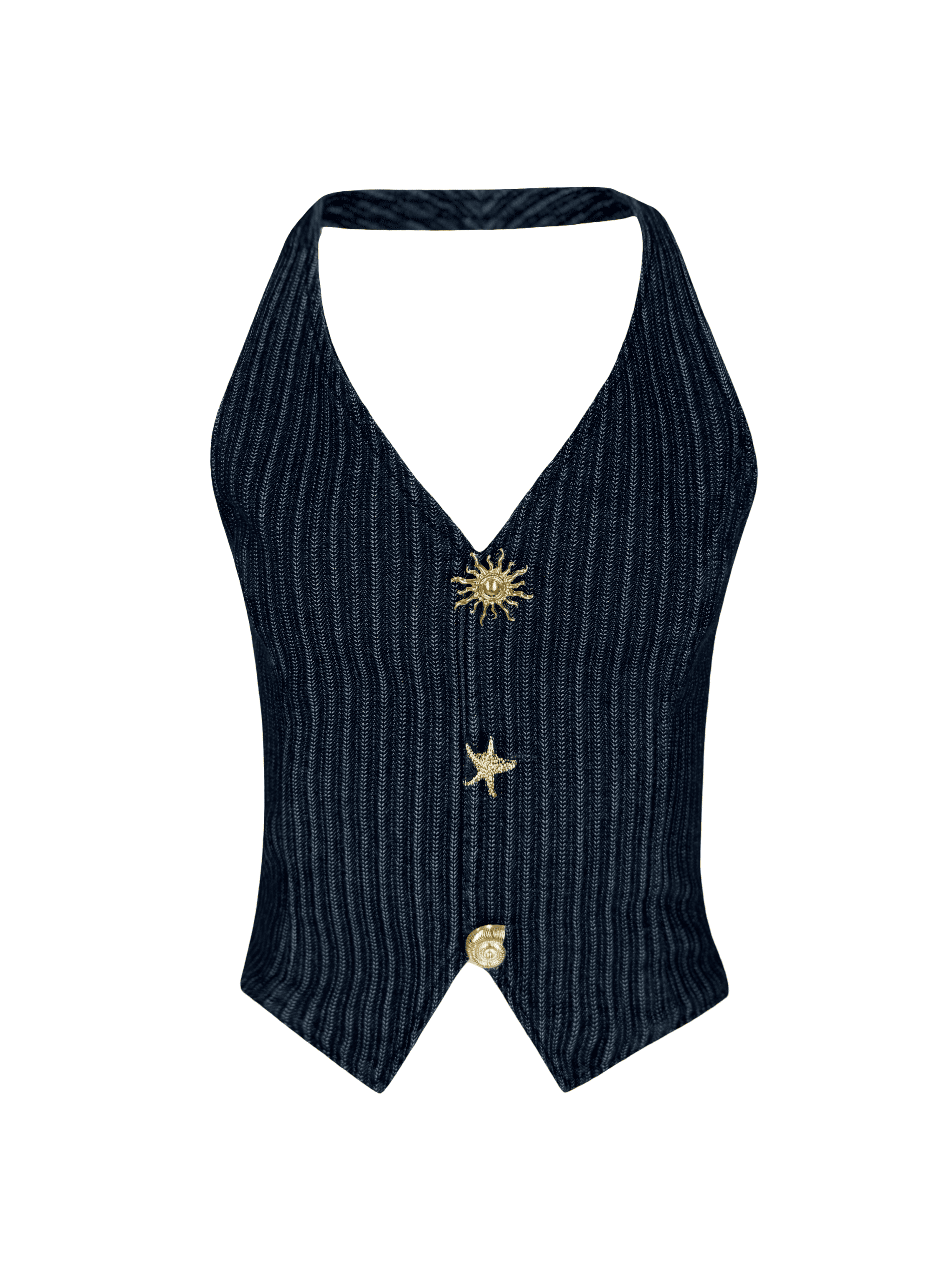 Denim Star Vest
