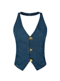 Denim Star Vest