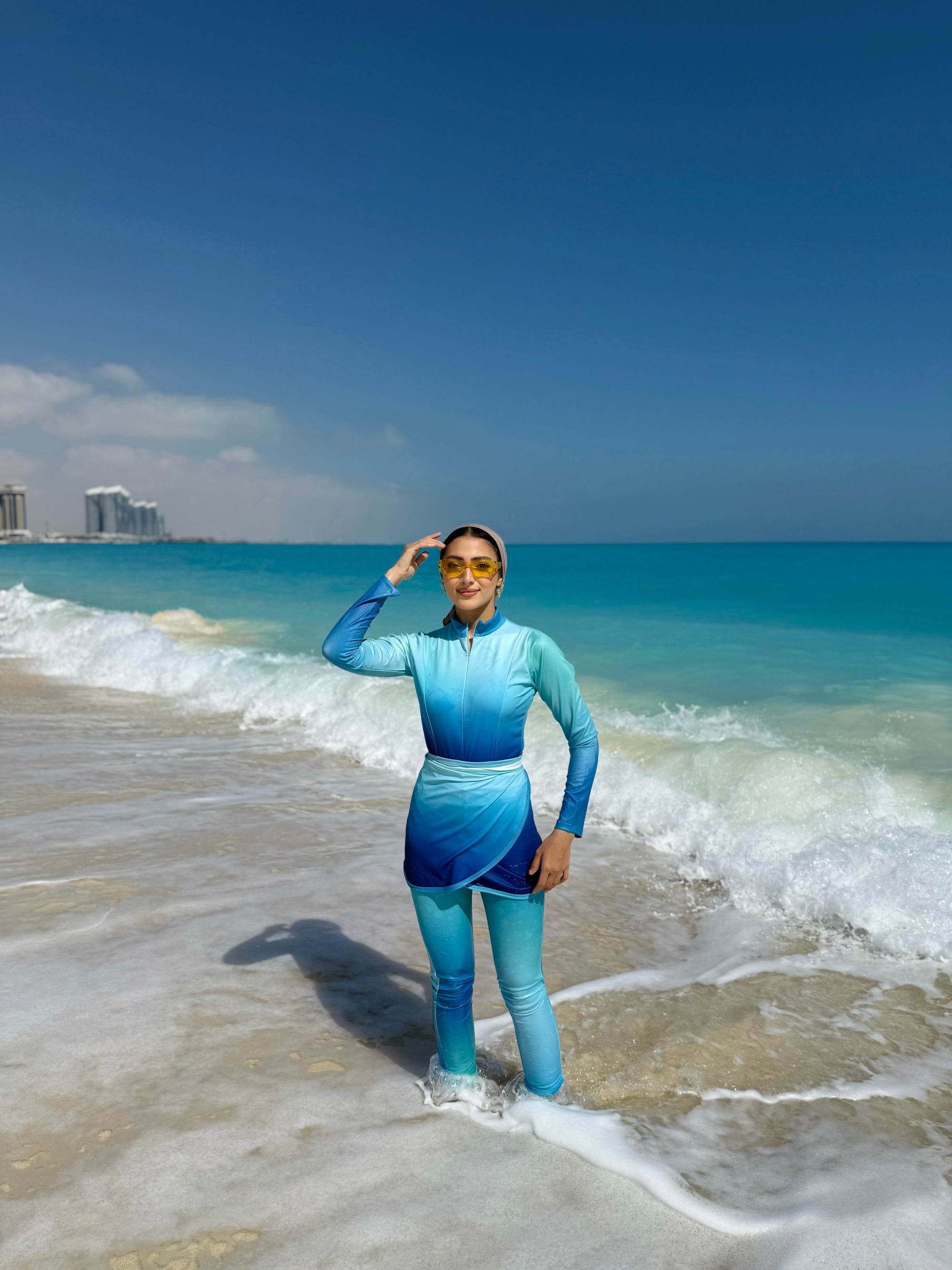All For The Surf Aqua Skies Pants