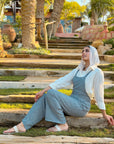 Linen Jumpsuit Grey