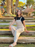 Linen Jumpsuit Oatmeal