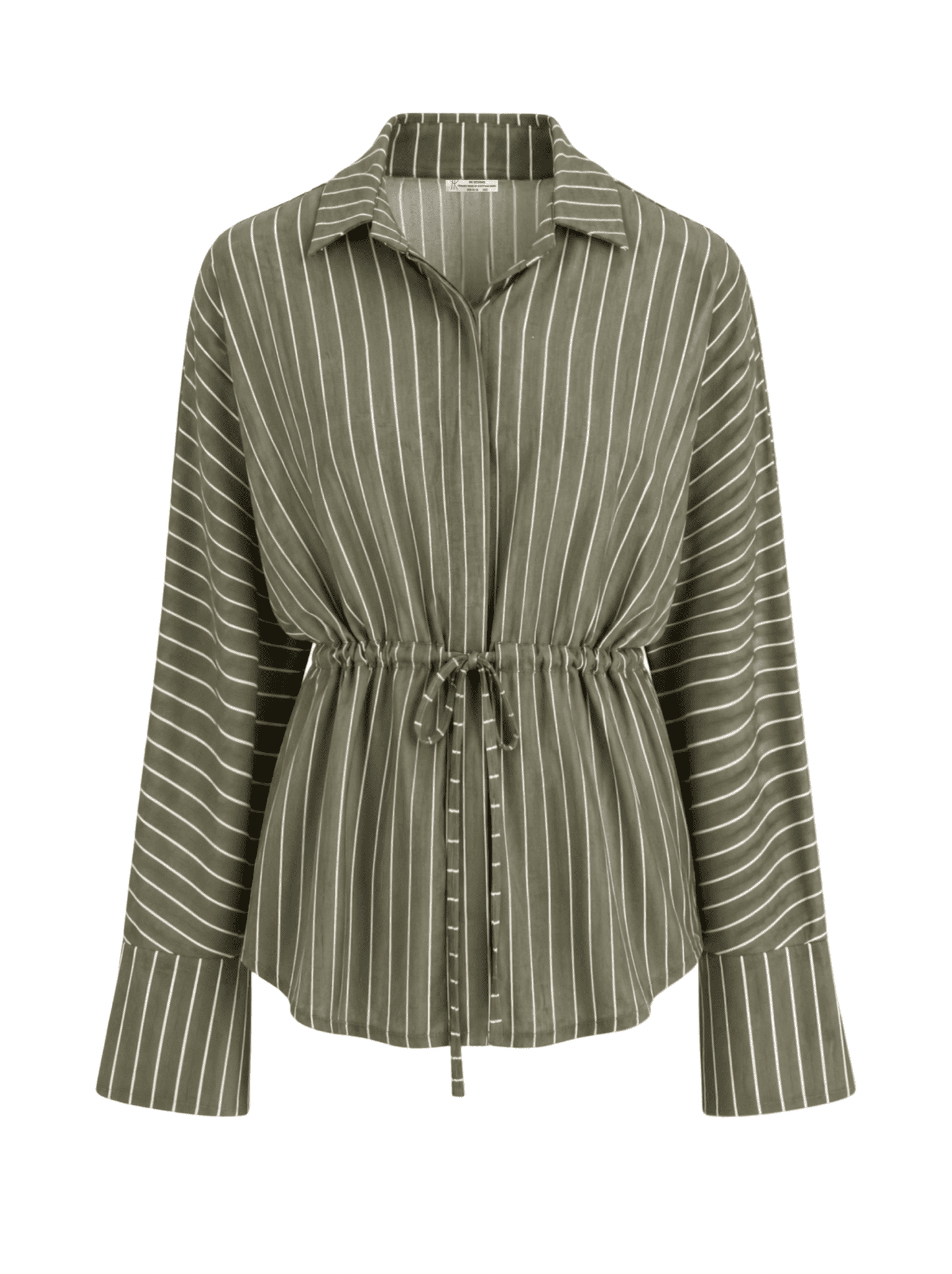 Linen Stripes Snatched Set Top