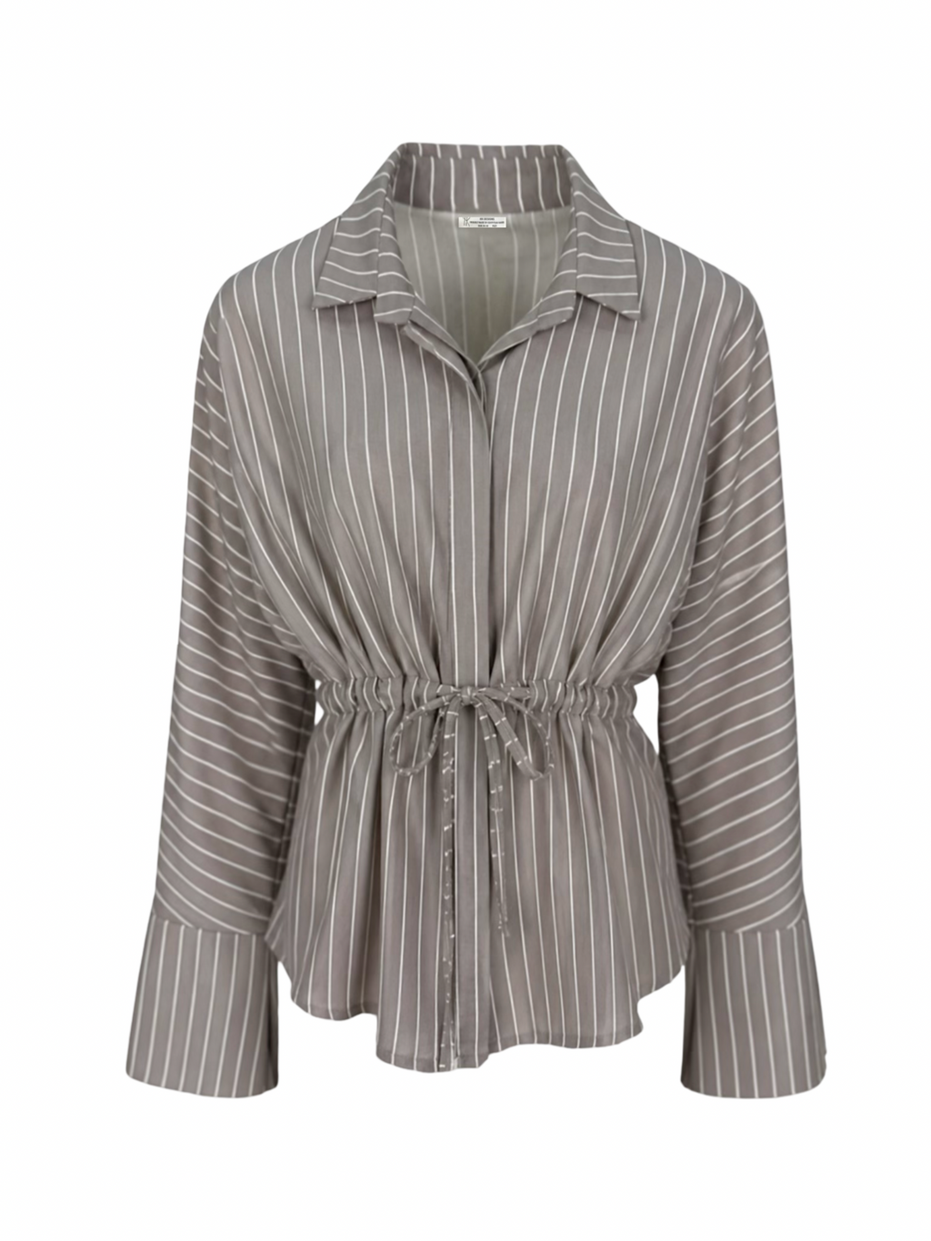 Linen Stripes Snatched Set Top